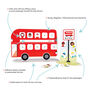 Reward Chart: Personalised Magnetic Bus, thumbnail 2 of 9