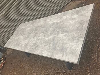 Industrial Concrete Style A Frame Dining Table 632, 5 of 5