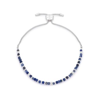 Mystical Sodalite Beaded Slider Bracelet, 2 of 5