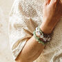 Aquamarine Gemstone Chip Bracelet | Natural Gemstones, thumbnail 4 of 6