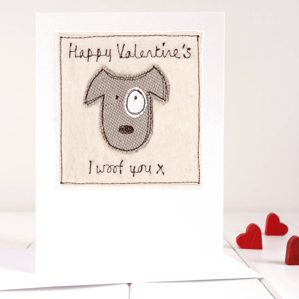 Personalised Dog Valentine's Day Card, 1 of 12