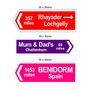 Personalised Destination Distance Signs, thumbnail 4 of 4