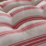 Cranberry Red Striped Seat Pads, thumbnail 4 of 6