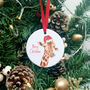 Giraffe Christmas Tree Decoration, thumbnail 2 of 8