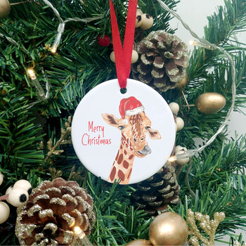 Giraffe Christmas Tree Decoration, 2 of 8