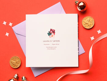 Merry Christmas Confetti Card, 3 of 6