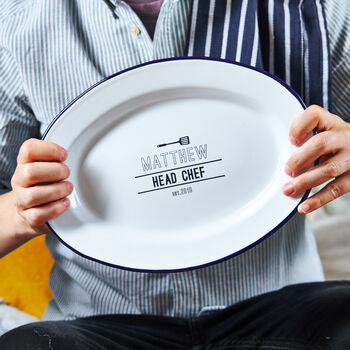 Personalised Enamel Serving Platter, 7 of 7