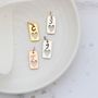 Sterling Silver, Rose Gold Or Gold Vermeil Letter Charm, thumbnail 9 of 11