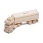 Handmade Wooden Semi Truck Toy Moneybox, thumbnail 1 of 2