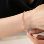 Natural Pink Coral Bracelet, thumbnail 2 of 7