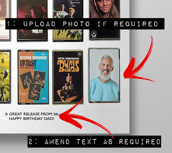 Born In 1965 61st Birthday Personalised Gift, 3 of 8