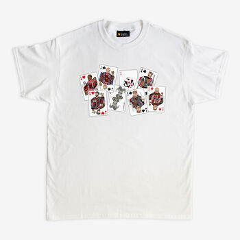 England Scattered Playing Cards T Shirt, 2 of 4