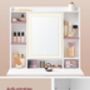 LED Dressing Table Vanity Desk With Mirror, thumbnail 6 of 6