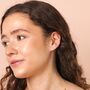 Sterling Silver Bar Stud Earrings, thumbnail 2 of 4