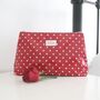 Spotty Wipe Clean Wash Bag, thumbnail 1 of 5