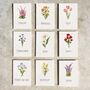 Wildflower Floral Table Name Card, thumbnail 1 of 13