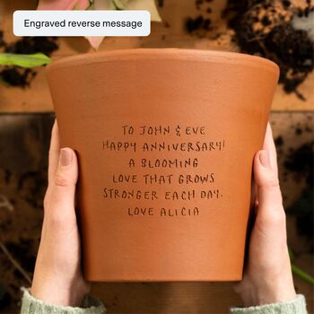 New Baby Personalised Flower Pot, 2 of 6