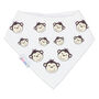Dotty Fish Cheeky Monkey Soft Leather Baby Shoes With Barefoot Soles, thumbnail 9 of 11