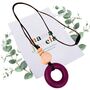 Silicone Nursing Teething Necklace Mama Jewels Dark Red, thumbnail 3 of 5