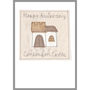 Personalised Castle Wedding Or Anniversary Card, thumbnail 7 of 12
