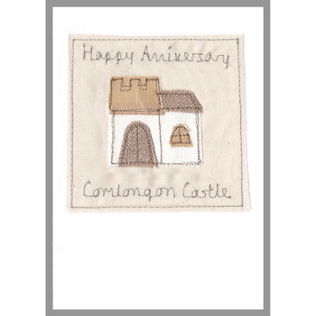 Personalised Castle Wedding Or Anniversary Card, 7 of 12