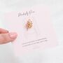 Leaf Design Gold Or Silver Colour Modesty Pin, thumbnail 4 of 11