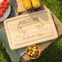 Personalised Campervan Chopping Board Travel Gift Home, thumbnail 4 of 5