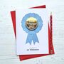 Best Teacher Personalised Badge Card, thumbnail 1 of 2