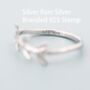 Sterling Silver Olive Branch Leaf Ring, thumbnail 8 of 12