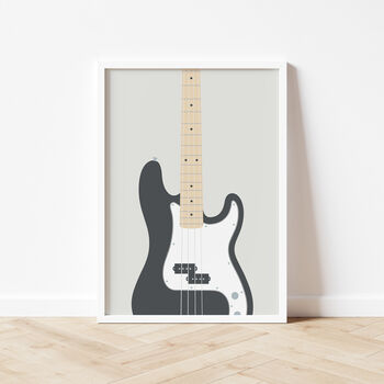 Bass Guitar Print | Bass Player Poster, 9 of 11