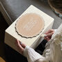 Personalised Wood And Lace Baby Keepsake Box, thumbnail 2 of 5