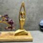 Yoga Pose Figurine With Amethyst Tree Of Life Statue Ornament Gift Sukhasana, thumbnail 5 of 8