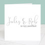 Personalised Calligraphy Engagement Card, thumbnail 4 of 5