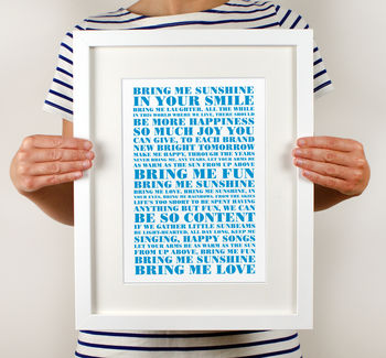 Personalised 'First Dance' Song Print, 6 of 12