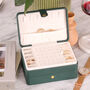 Personalised Large Jewellery Box Organiser Travel Gift, thumbnail 5 of 6