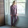 Women's 'Gaia' Tartan Brushed Cotton Pyjama Set, thumbnail 3 of 4
