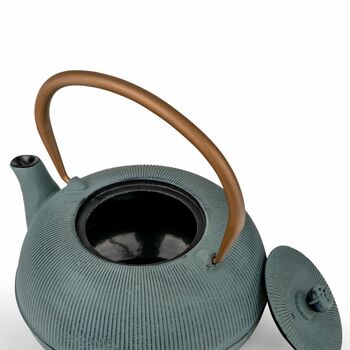 Cast Iron Teapot Sichuan 1000ml With Steel Filter, 5 of 11