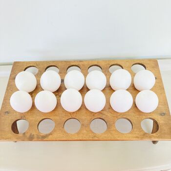 Antique Egg Rack / Tray ~ 24 Eggs ~ Three, 4 of 7