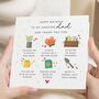 Personalised Funny Gardening Birthday Card For Dad, thumbnail 1 of 7