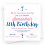 Personalised Birthday Party Cocktail Invitations, thumbnail 3 of 4