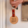 Engraved 'You're My Hero' Wooden Keyring For Dad, thumbnail 1 of 4