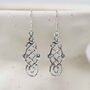 Sterling Silver Celtic Coventina Earrings, thumbnail 1 of 8