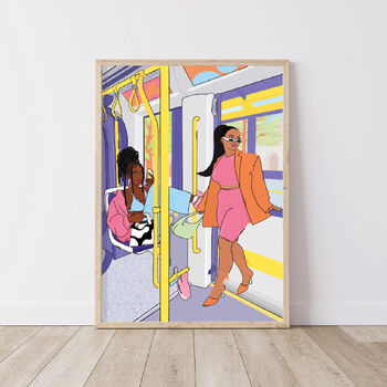 Manchester Metrostyle Art Print | Illustrated Wall Art, 2 of 3