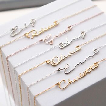 Signature Name Necklace, 11 of 12