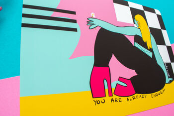 You Are Already Enough Empowering Art Print, 4 of 6