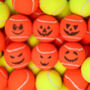 Six Spooky Pumpkin Halloween Tennis Balls, thumbnail 4 of 7