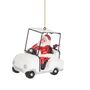 Santa In A Golf Buggy Shaped Bauble, thumbnail 2 of 2