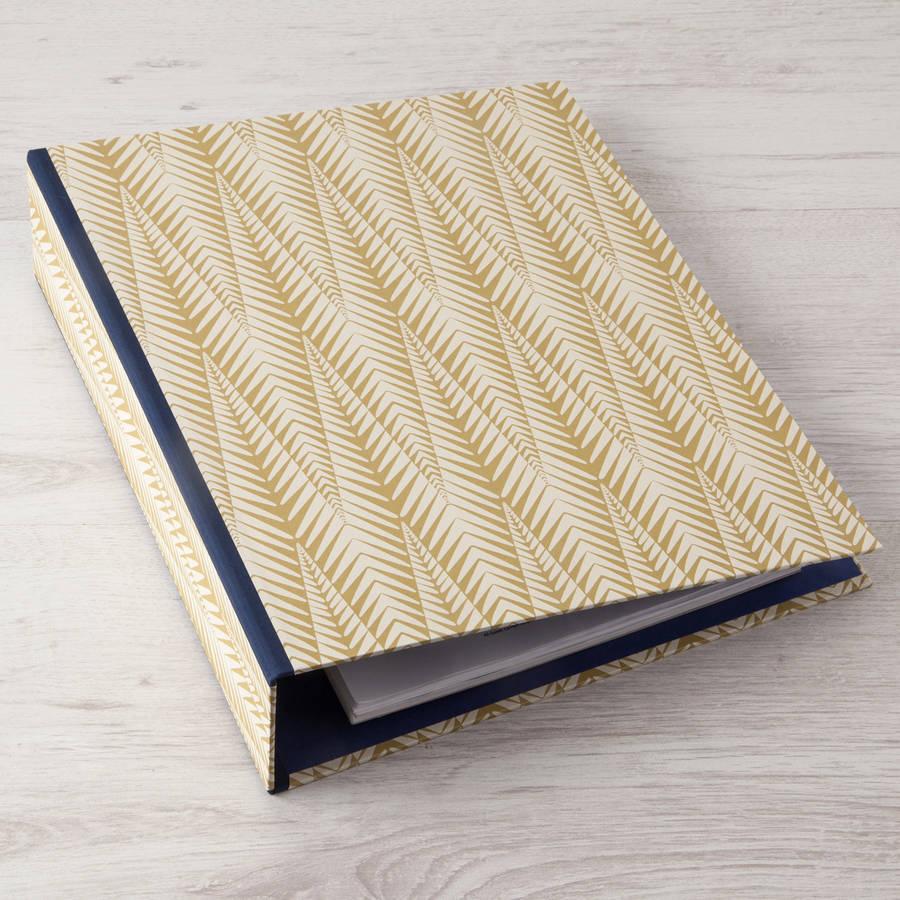 decorative lever arch file by harris & jones