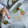 Full Embroidered Birth Flower Scarf, thumbnail 5 of 12