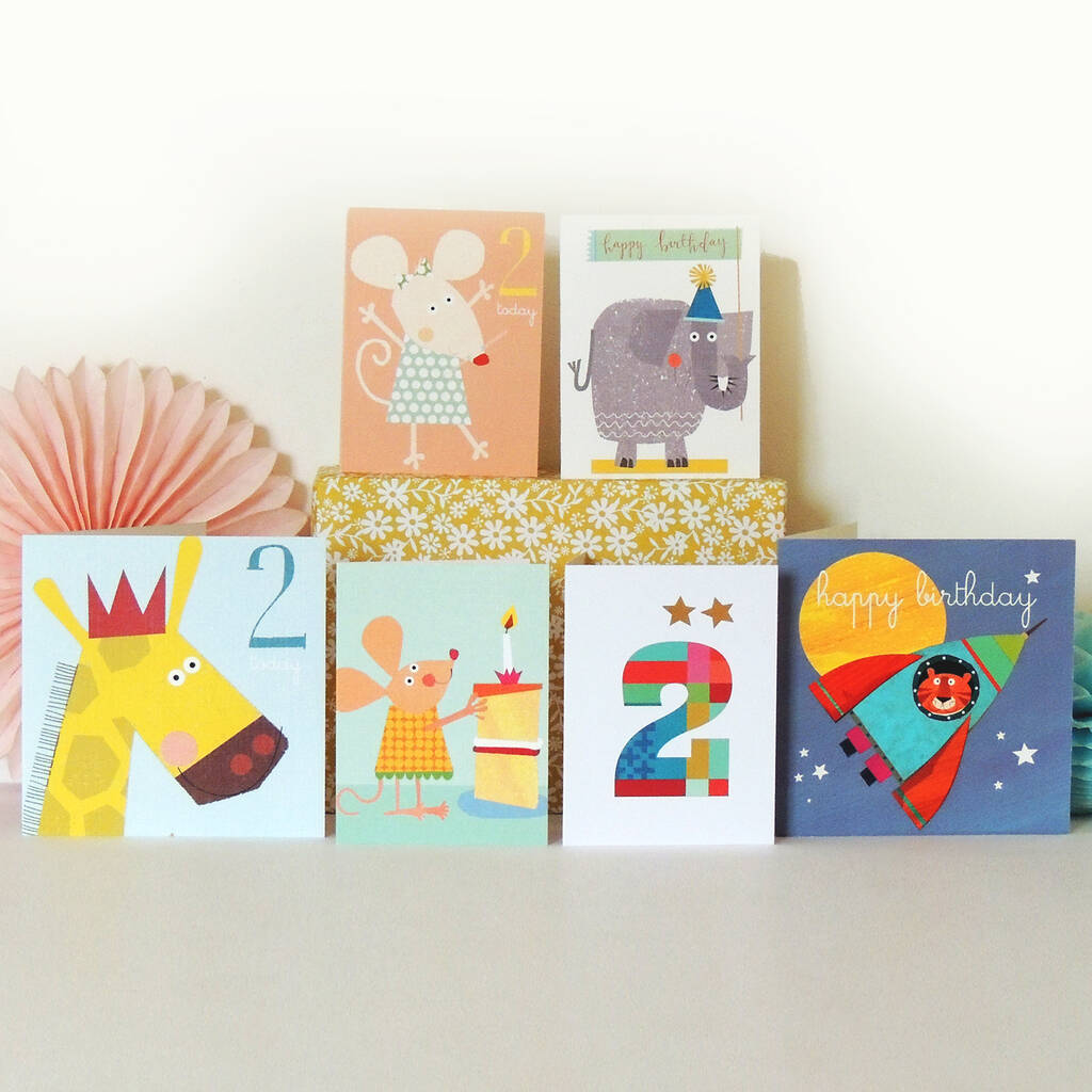 Two Year Old Card Pack By Kali Stileman Publishing | notonthehighstreet.com